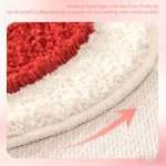 Durable bath mat-A very thick seat cushion with a non-slip base, providing a spa-like comfortable experience