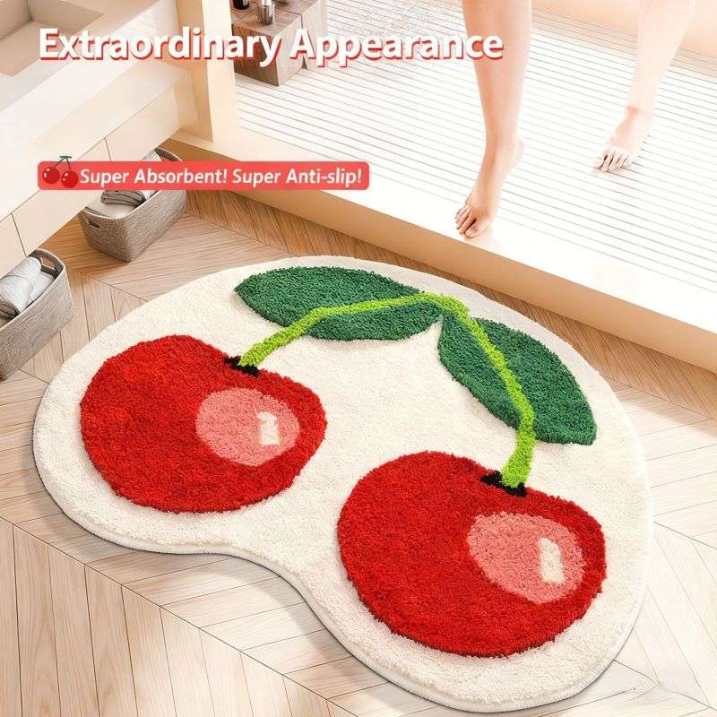 Durable bath mat-A very thick seat cushion with a non-slip base, providing a spa-like comfortable experience