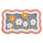 Bath Mat – Super Absorbent Microfiber Rug with Non-Slip Backing for Bathroom & Shower Use
