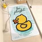 Bath Mat – Super Absorbent Microfiber Rug with Non-Slip Backing for Bathroom & Shower Use