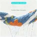 Bath Mat – Super Absorbent Microfiber Rug with Non-Slip Backing for Bathroom & Shower Use