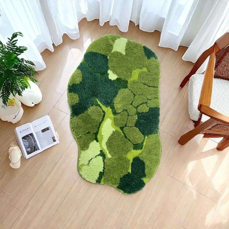 Shaggy Bathroom mat–Ultra Soft & Fluffy Bath Mat with High Absorbency for Cozy Home Bathrooms