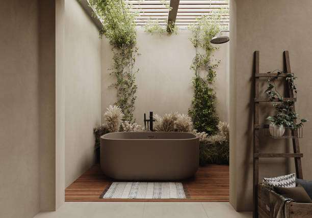 moroccan bathroom design and bath mat