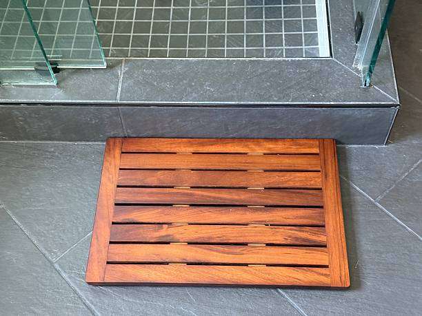Wooden Shower Bath Mat